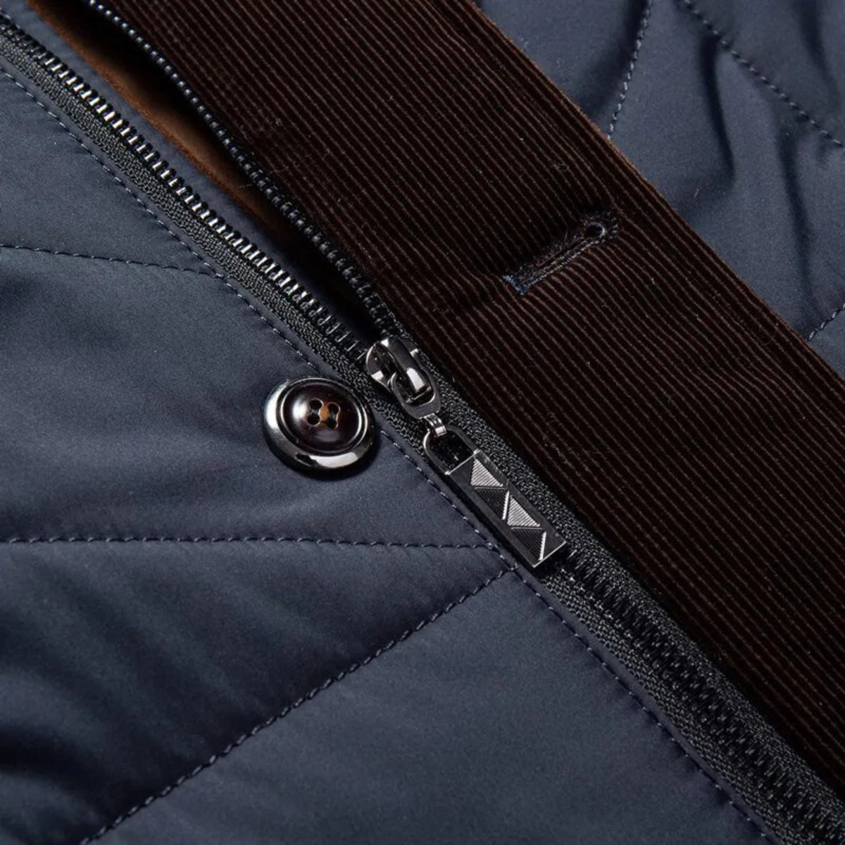 Miguelito | Men’s Quilted Jacket with Stand Collar