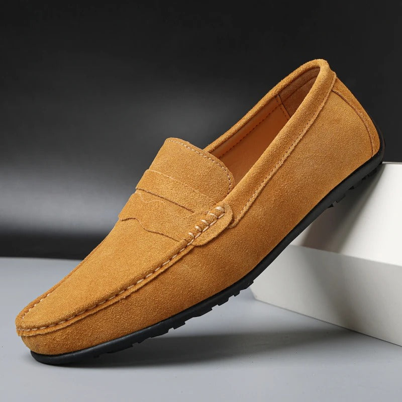 Aurion | Men’s Suede Classic Loafers