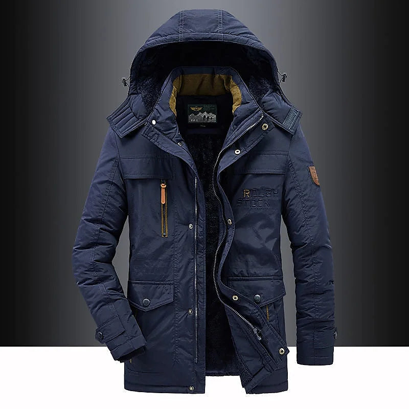 Faustino | Men’s Warm Hood Heavy-Duty Winter Jacket