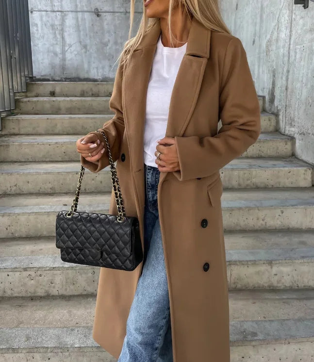 Addison | Women’s Classic Long-Sleeve Trench Coat