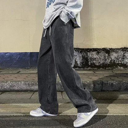 Andren | Men’s Casual Baggy Wide-Leg Jeans