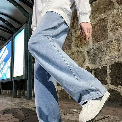 Andren | Men’s Casual Baggy Wide-Leg Jeans