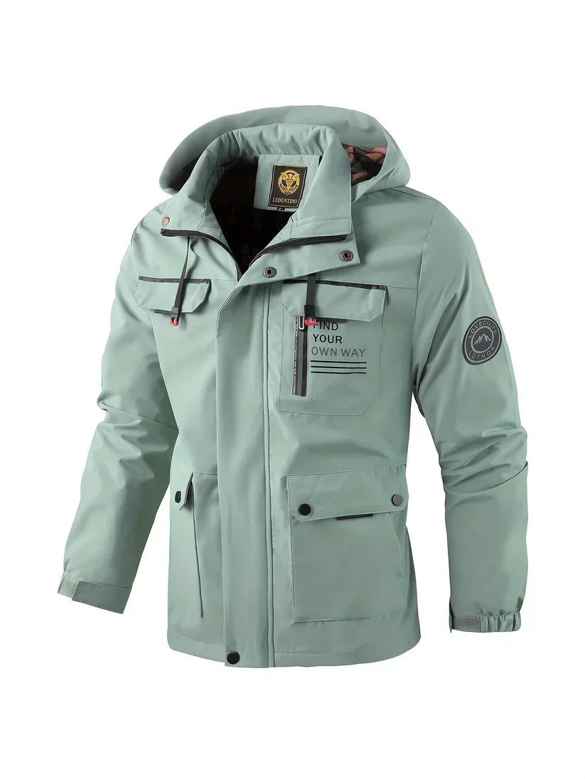 Angelo | Men’s Waterproof Winter Jacket with Hood