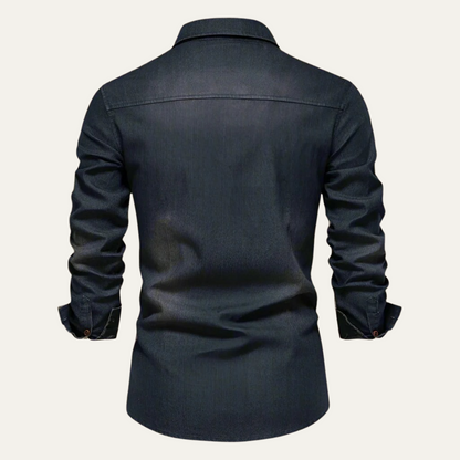 Ashlin | Men’s Denim Casual Shirt