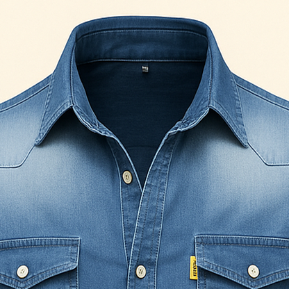 Ashlin | Men’s Denim Casual Shirt