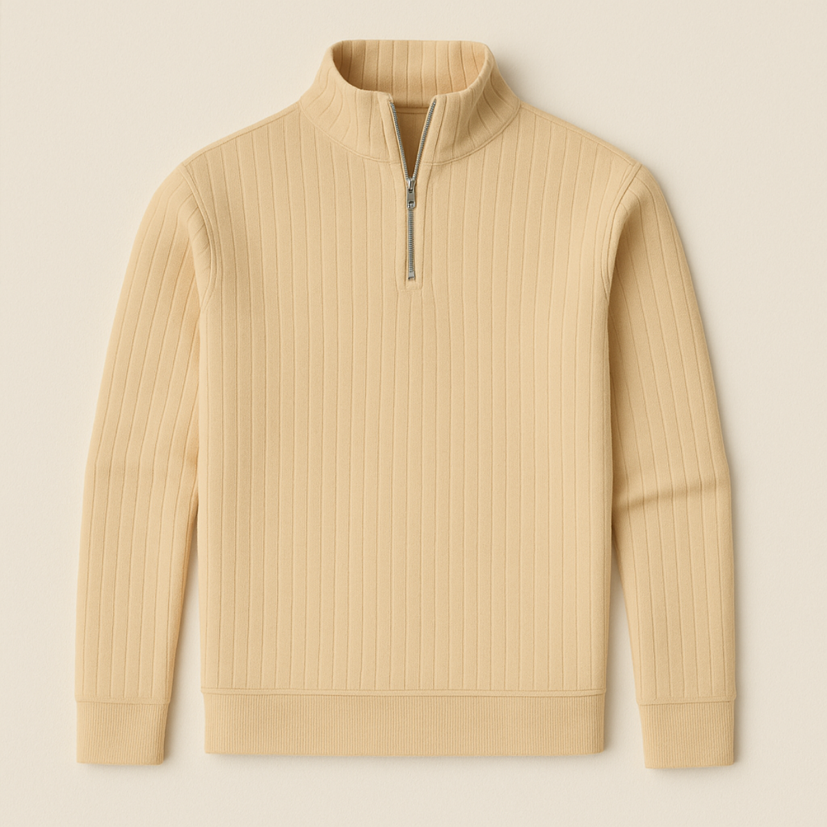 Ashtin | Men’s Ribbed Half Zip Jumper