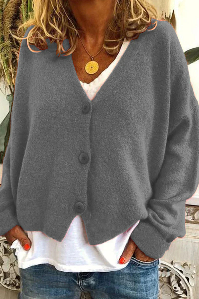 Aspenie | Women’s Patchwork V-Neck Cardigan