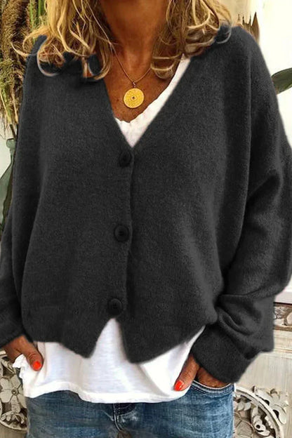 Aspenie | Women’s Patchwork V-Neck Cardigan