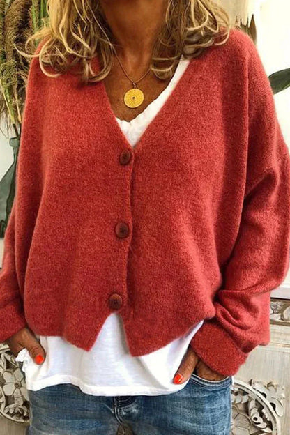 Aspenie | Women’s Patchwork V-Neck Cardigan
