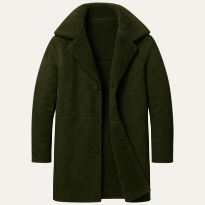 Aspeno | Men’s Shearling Winter Coat