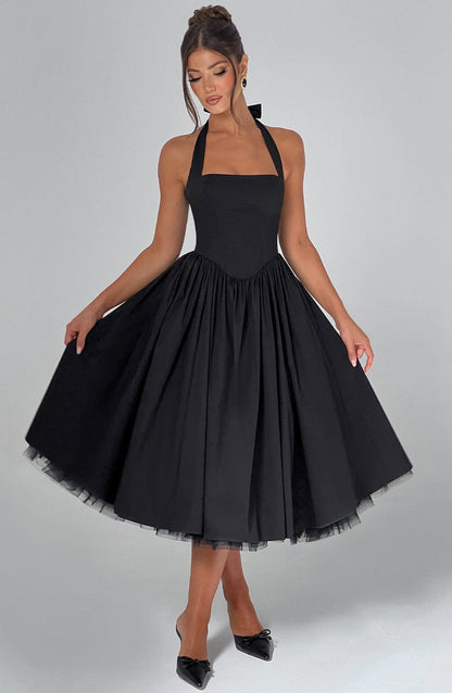 Aurelis | Women’s Elegant Halter-Neck Dress