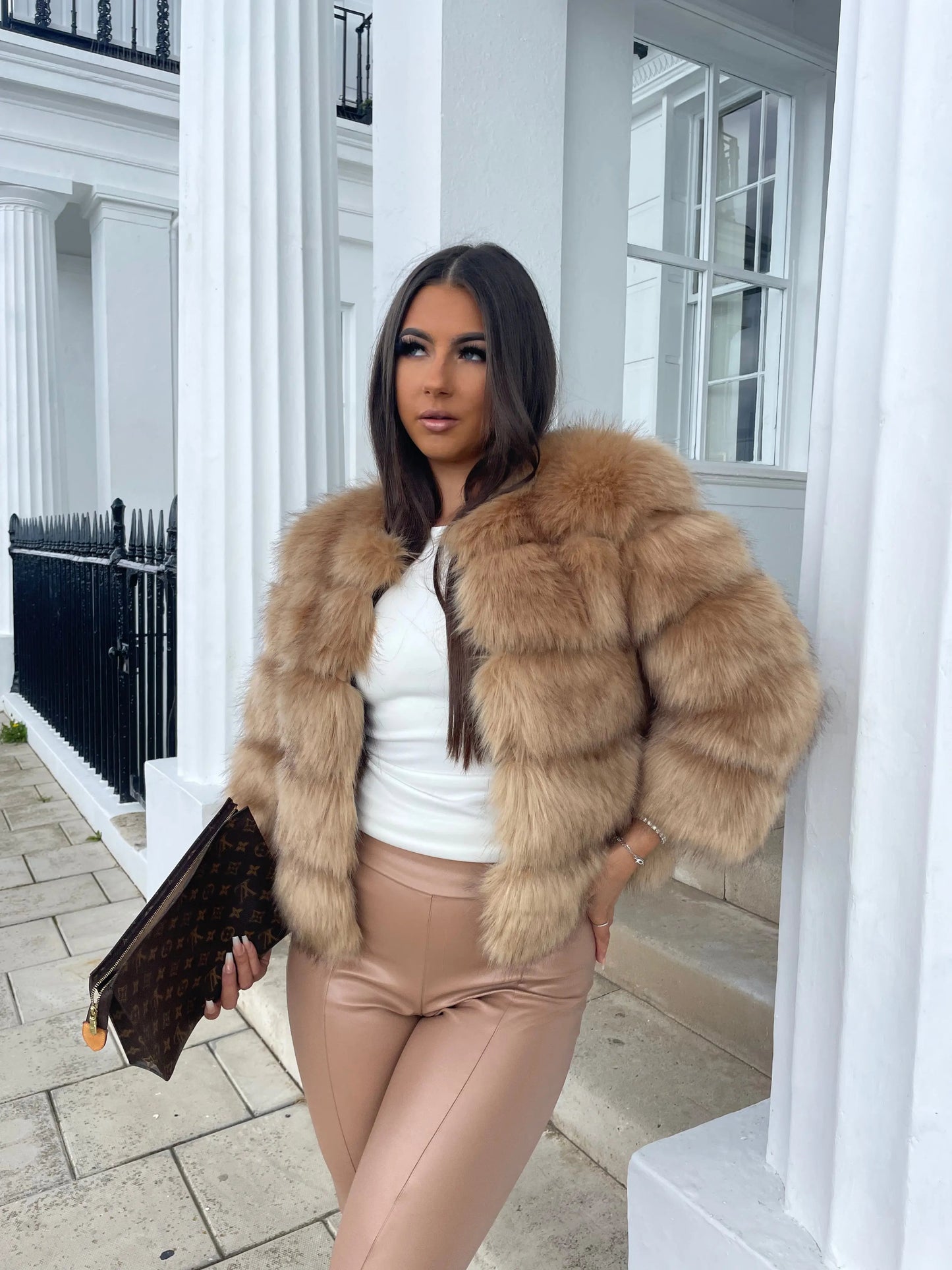 Aurie | Women’s Luxurious Faux Fur Coat