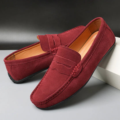 Aurion | Men’s Suede Classic Loafers