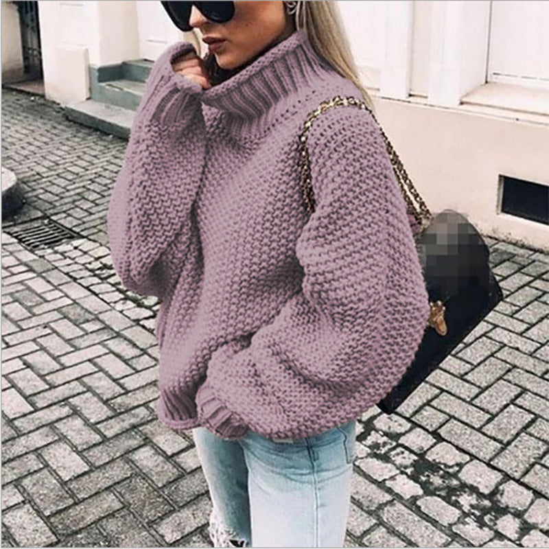 Becca | Women’s Chunky Knit Turtleneck Sweater