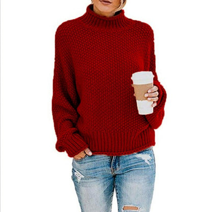 Becca | Women’s Chunky Knit Turtleneck Sweater