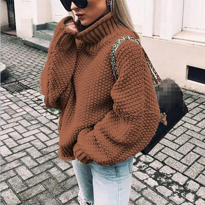 Becca | Women’s Chunky Knit Turtleneck Sweater