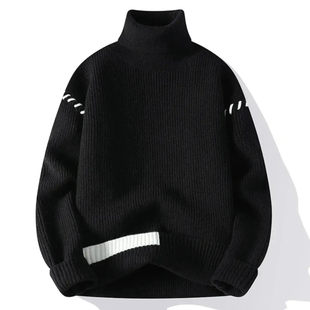 Benedict | Men’s Patchwork Knit Sweater