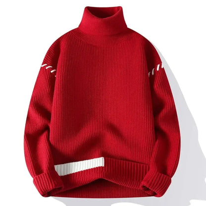 Benedict | Men’s Patchwork Knit Sweater