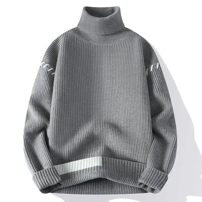 Benedict | Men’s Patchwork Knit Sweater