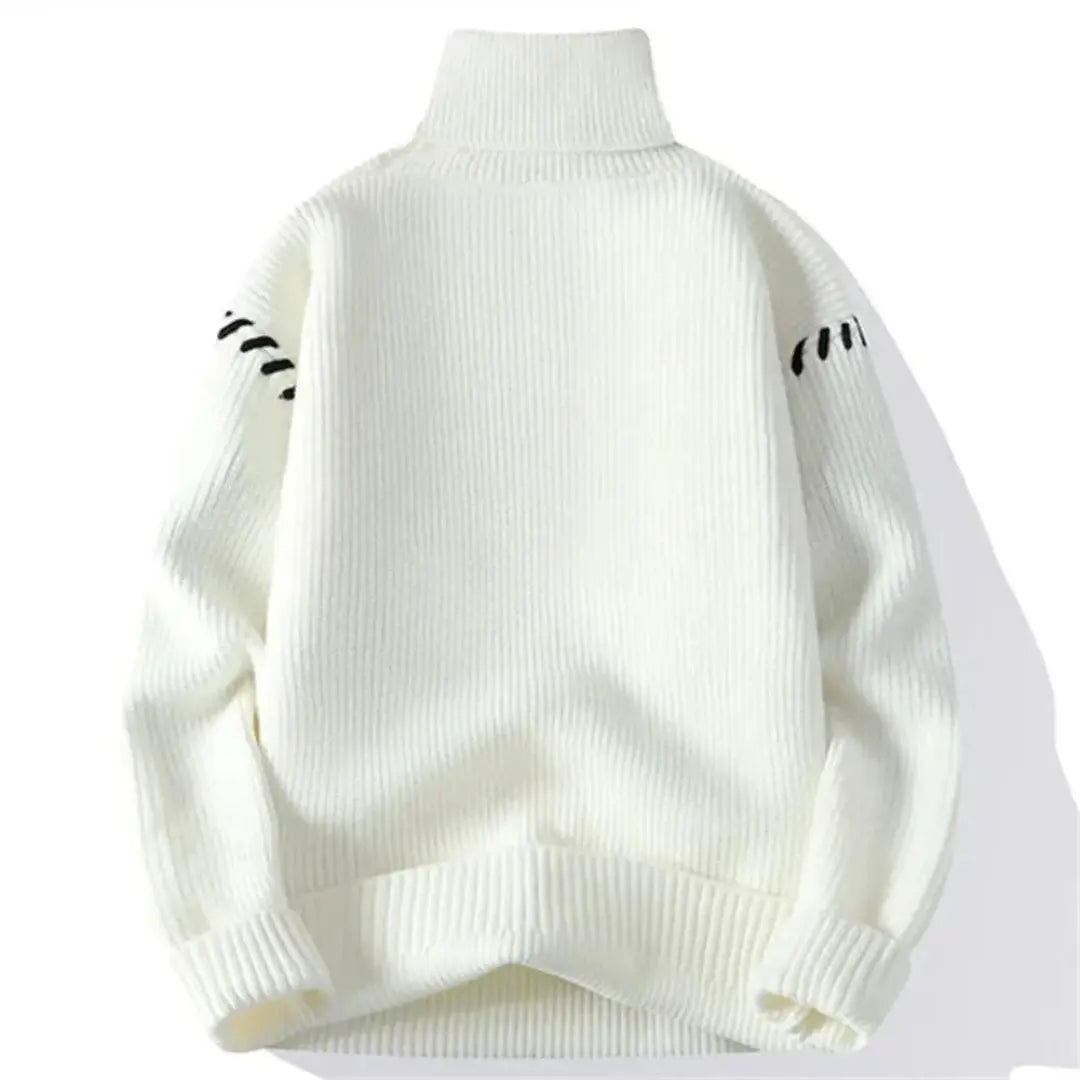 Benedict | Men’s Patchwork Knit Sweater