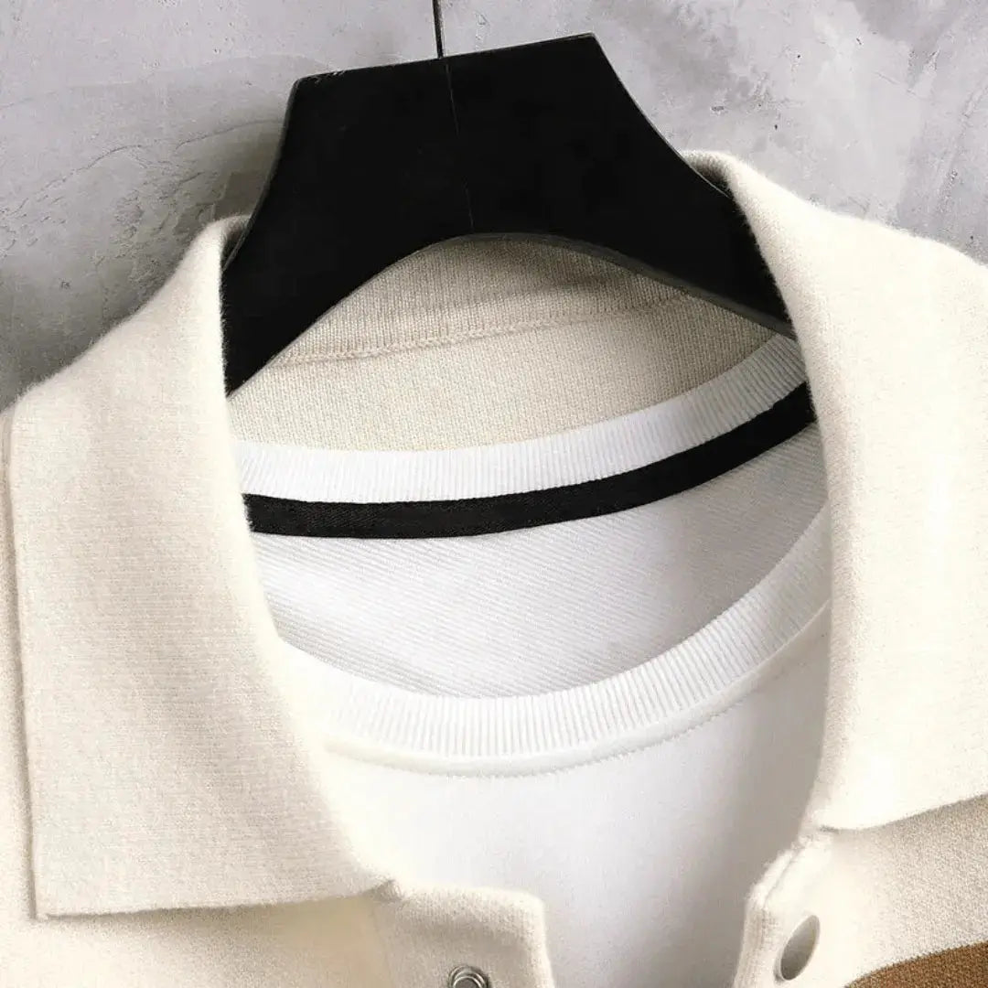 Bruno | Men’s Luxury Jacquard Knit Cardigan