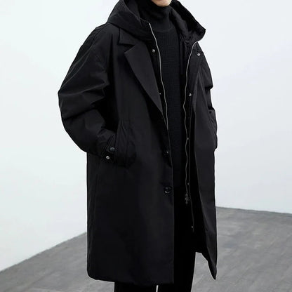 Calderon | Men’s Long Hooded Winter Coat