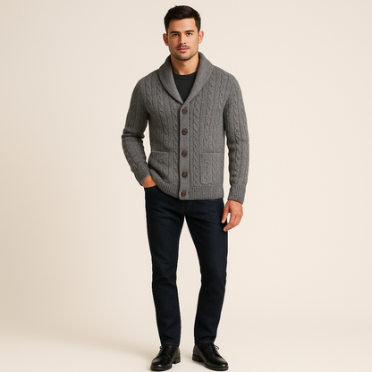 Caspiano | Men’s Premium Cashmere Cardigan