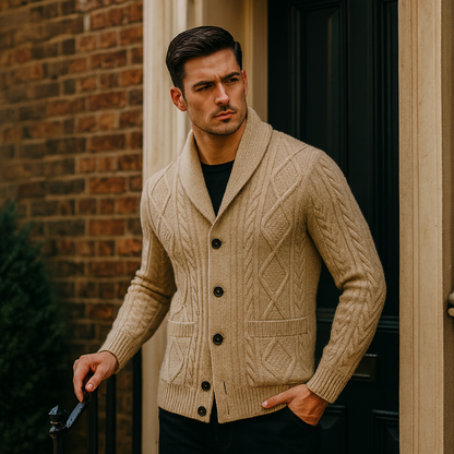 Caspiano | Men’s Premium Cashmere Cardigan