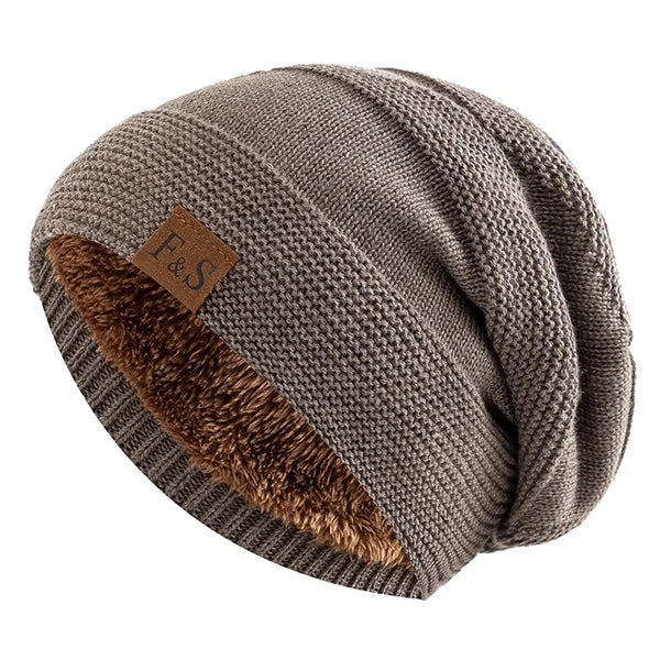 Coos | Women’s & Men’s Faux-Fur Lined Slouch Beanie