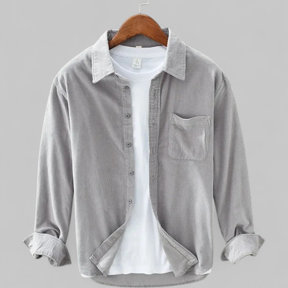Cordy | Men’s Long-Sleeve Retro Corduroy Shirt