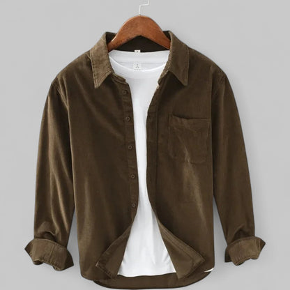 Cordy | Men’s Long-Sleeve Retro Corduroy Shirt