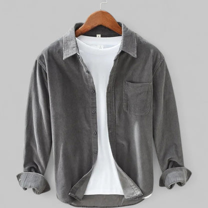 Cordy | Men’s Long-Sleeve Retro Corduroy Shirt