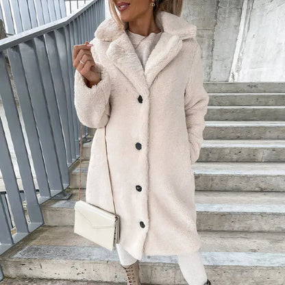 Cozy | Women’s Plush Open-Front Winter Coat