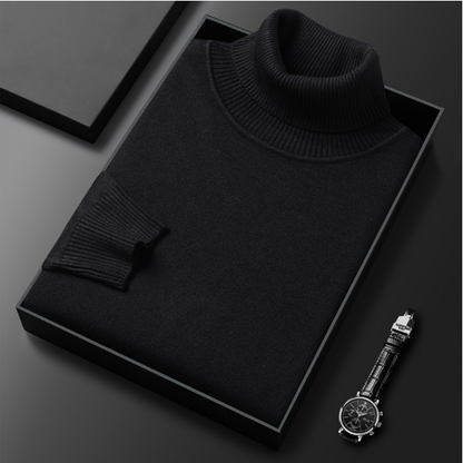 Emiel | Men’s Luxury Cashmere-Cotton Turtleneck
