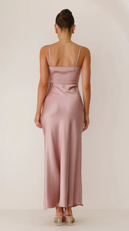 Darlene | Women’s Elegant Spaghetti-Strap Maxi Dress