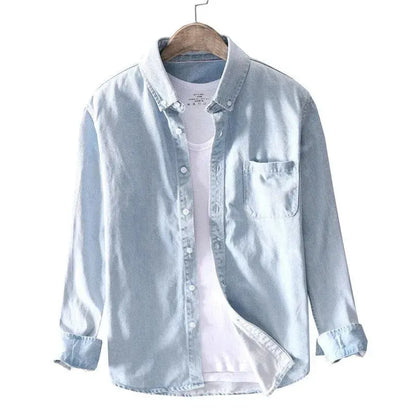 Dean | Men’s Pure Cotton Denim Shirt