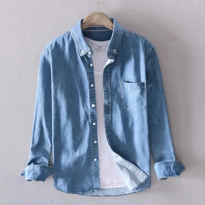 Dean | Men’s Pure Cotton Denim Shirt