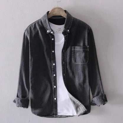 Dean | Men’s Pure Cotton Denim Shirt