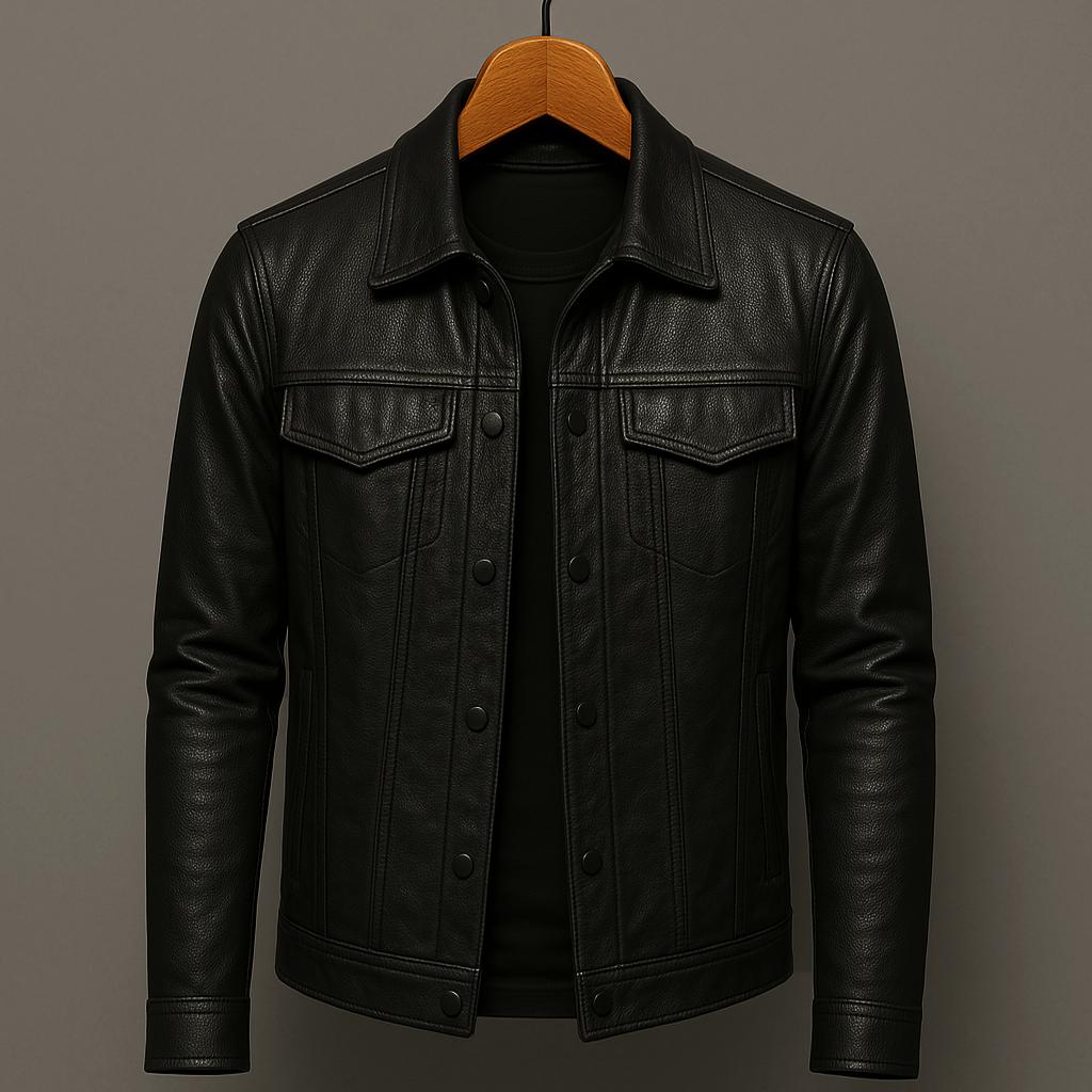 Delviera | Men’s Premium Rider Leather Jacket