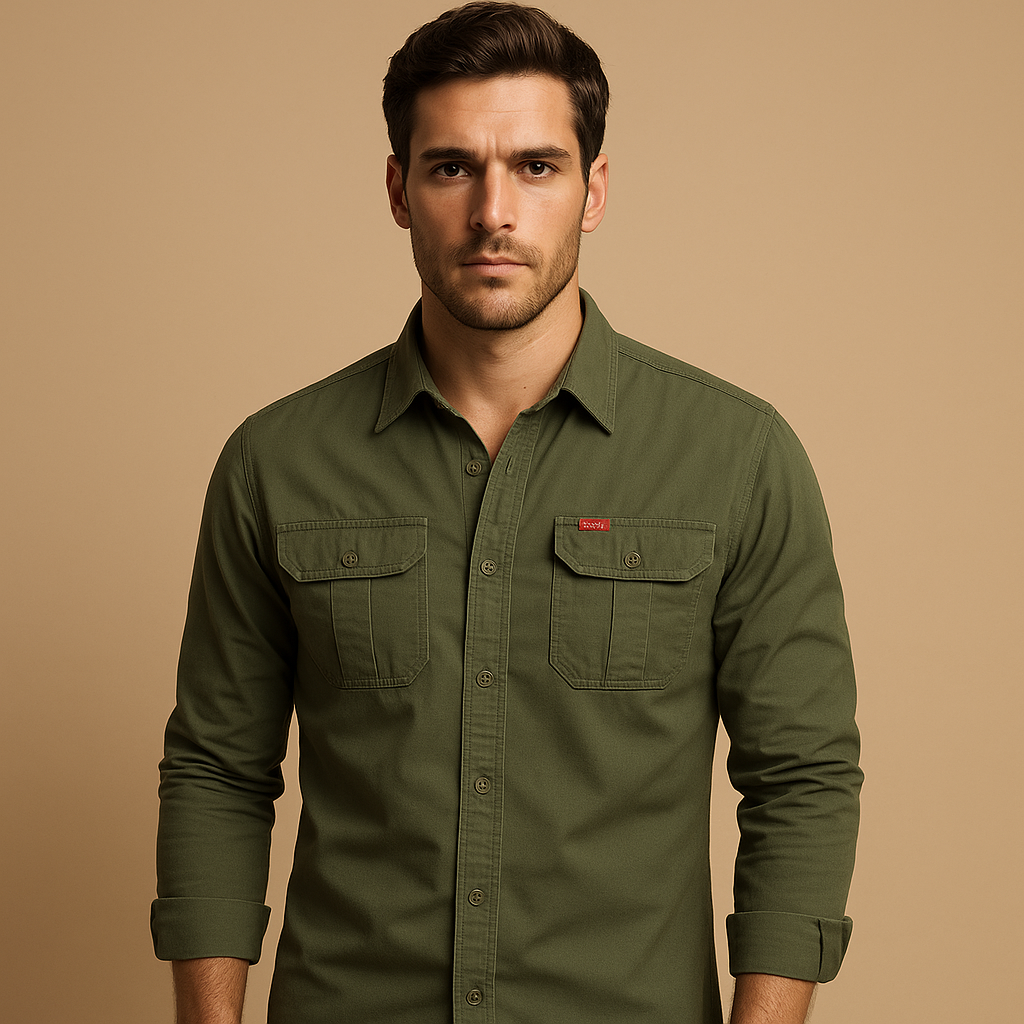 Dorian | Men’s Rugged Cotton Cargo Shirt