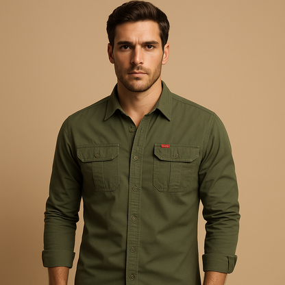 Dorian | Men’s Rugged Cotton Cargo Shirt