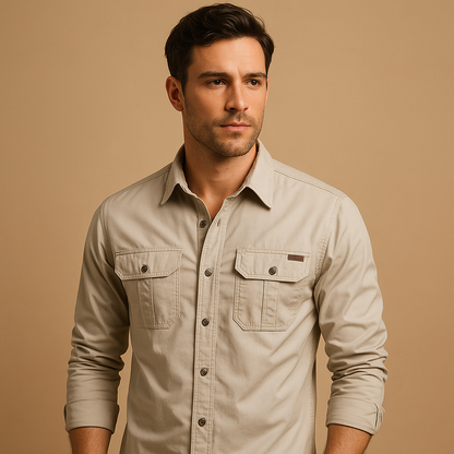 Dorian | Men’s Rugged Cotton Cargo Shirt