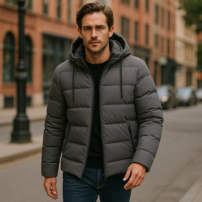 Edinburgh | Men’s Waterproof Hooded Parka – Winter Puffer Jacket