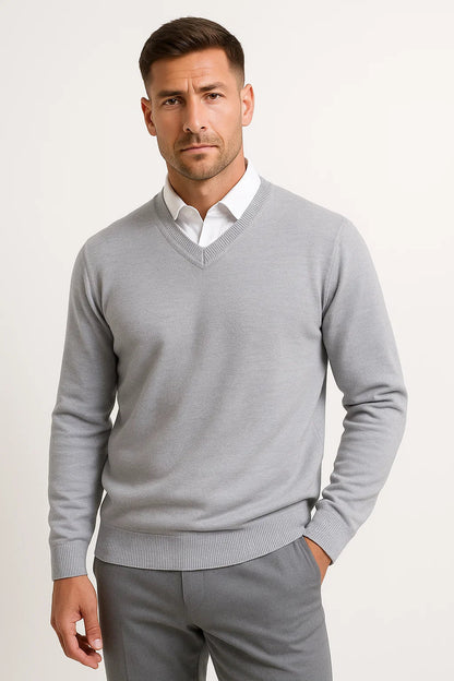 Eliott | Men’s V-Neck Slim Fit Sweater