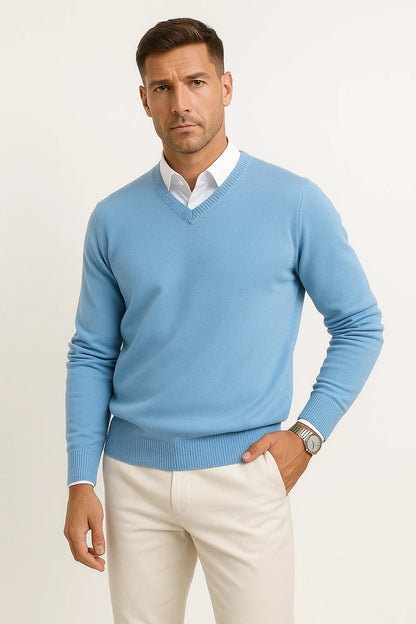 Eliott | Men’s V-Neck Slim Fit Sweater