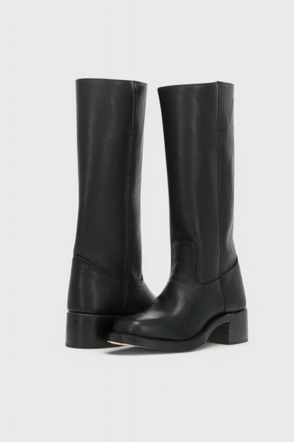 Ellaida | Women’s Leather Knee-High Heeled Boots