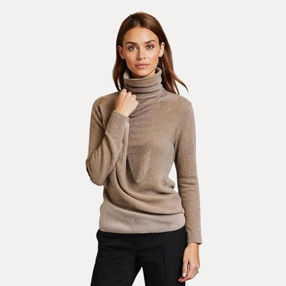 Emelie | Women’s Cozy Acrylic Turtleneck Sweater