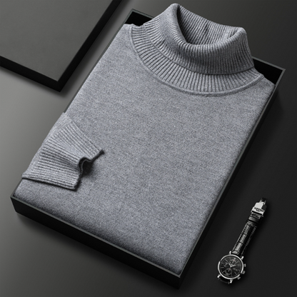 Emiel | Men’s Luxury Cashmere-Cotton Turtleneck