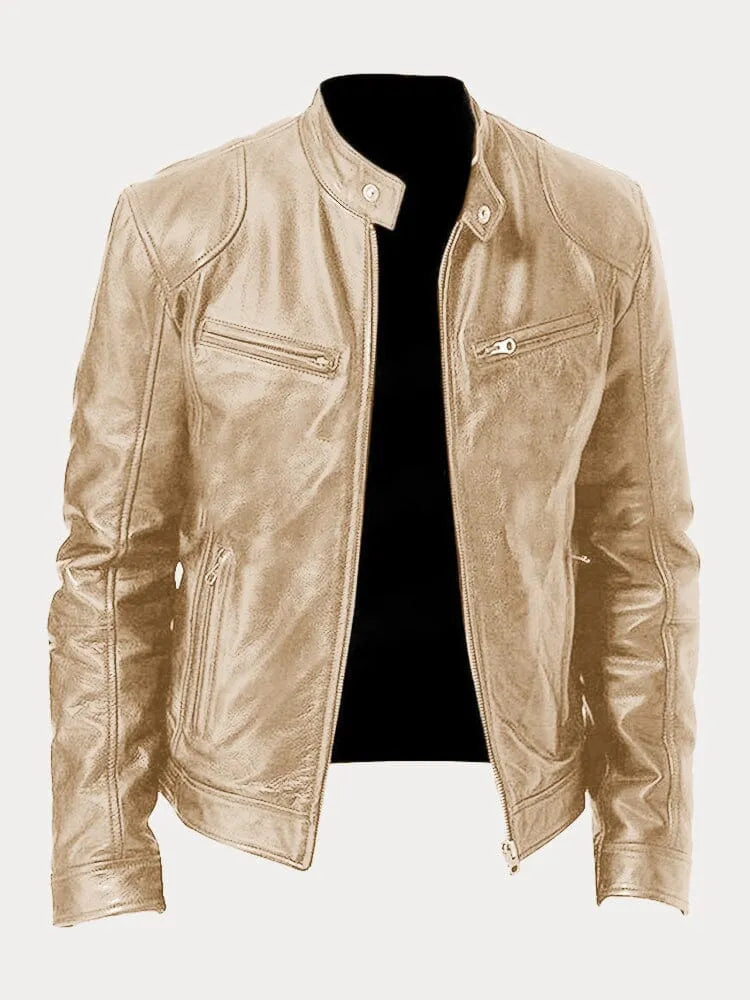Enrique | Men’s Classic Leather Moto Jacket