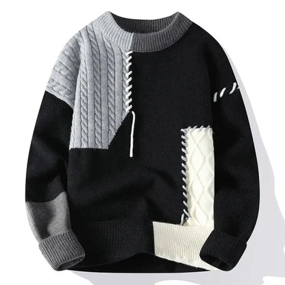 Mackenly | Men’s Patchwork Vanguard Sweater